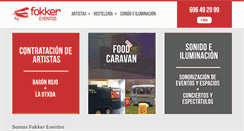 Desktop Screenshot of fokkereventos.com